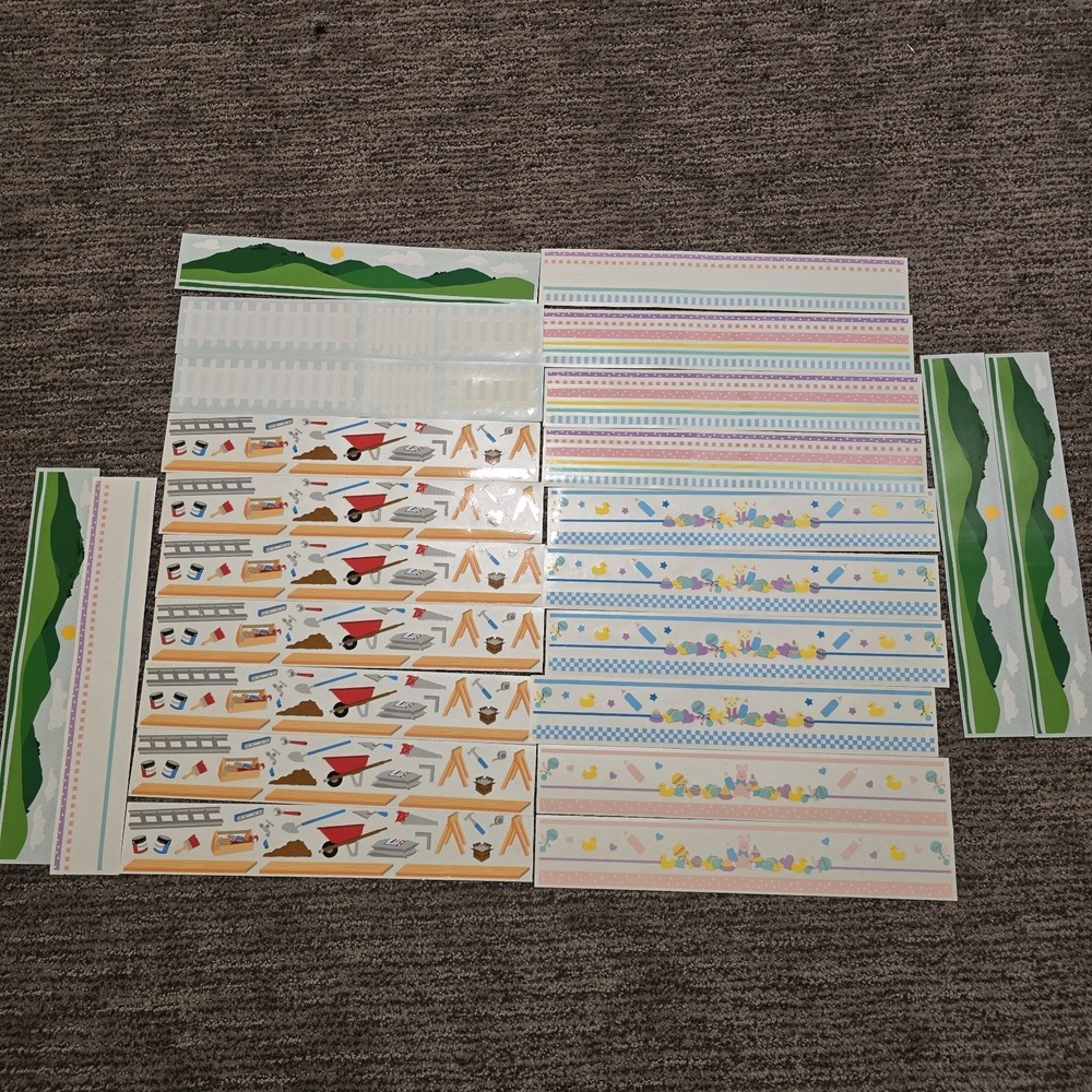 66 Mrs. Grossmans Design Lines Lot Retired 1990s Vintage Picket Fence Baby